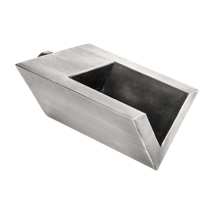 Handcrafted V-Shaped Scupper - Premium Copper & Stainless Steel Water Feature for Pools