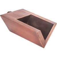 Handcrafted V-Shaped Scupper - Premium Copper & Stainless Steel Water Feature for Pools