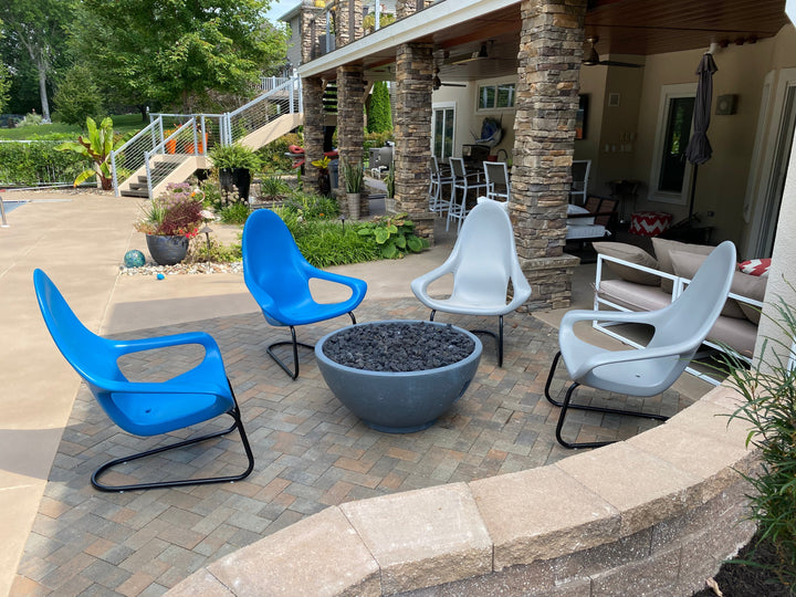 Woosah Stackable Lounge Chair - Modern, Comfortable, and Durable Outdoor Seating