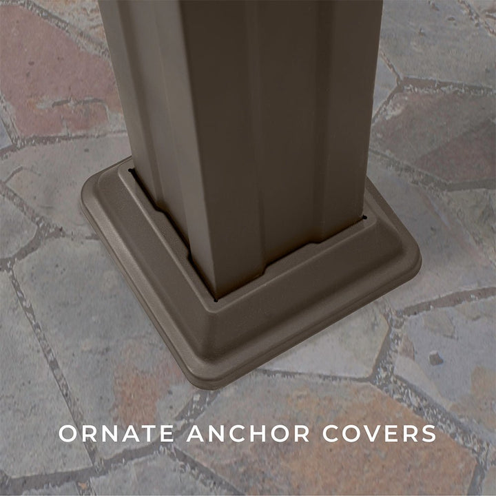 10' x 12' Alora Heavy-Duty Galvanized Steel Pergola with Powder Coating - Durable & Stylish Backyard Oasis