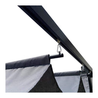 10' x 13' Retractable Canopy Pergola for Patios & Outdoor Living - Premium Aluminum Frame, UV & Water-Resistant Polyester Shade