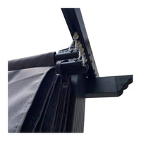 10' x 13' Retractable Canopy Pergola for Patios & Outdoor Living - Premium Aluminum Frame, UV & Water-Resistant Polyester Shade