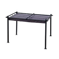 10' x 13' Retractable Canopy Pergola for Patios & Outdoor Living - Premium Aluminum Frame, UV & Water-Resistant Polyester Shade