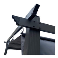 10' x 13' Retractable Canopy Pergola for Patios & Outdoor Living - Premium Aluminum Frame, UV & Water-Resistant Polyester Shade